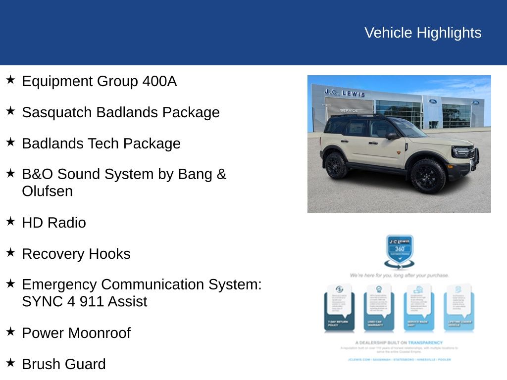 2025 Ford Bronco Sport Badlands