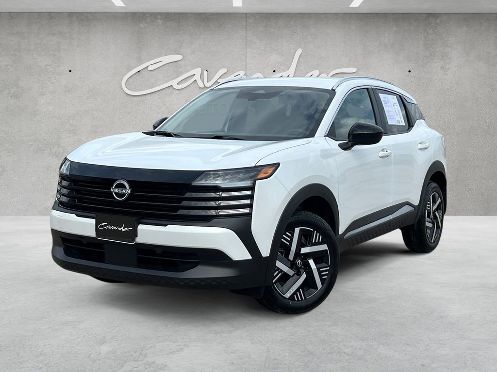 Aspen White Tricoat 2026 Nissan Kicks SV FWD SUV / Crossover Front-Wheel Drive Continuously Variable Transmission