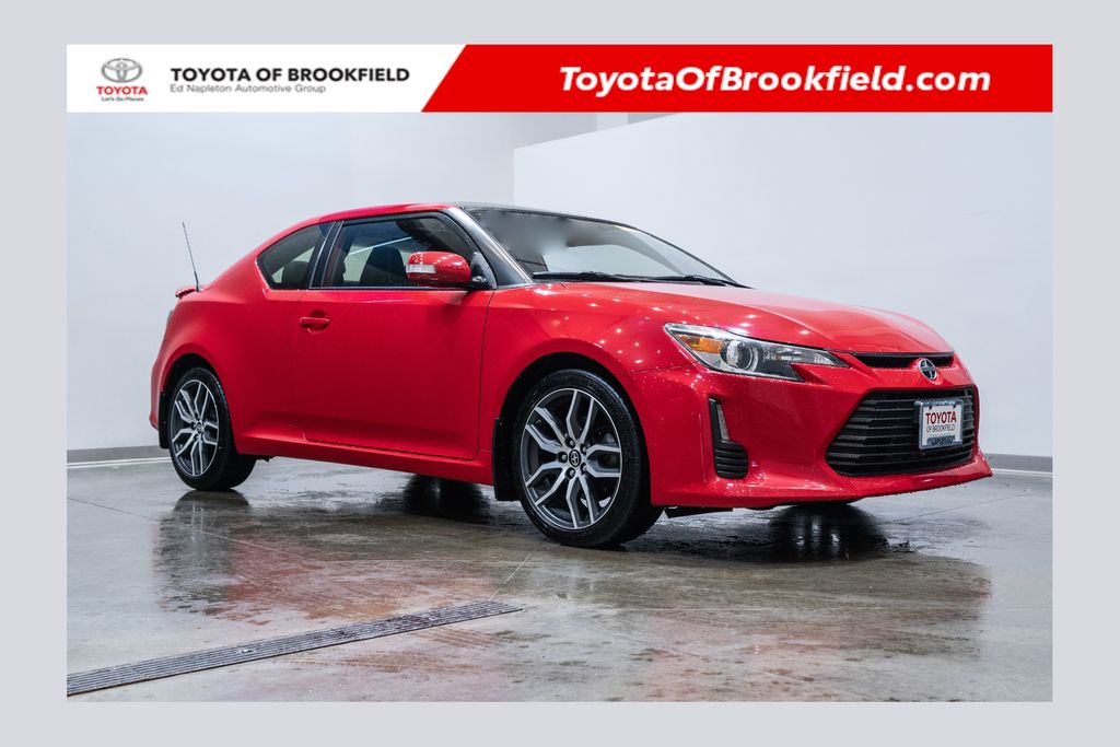 Absolutely Red 2014 Scion tC Base Coupe Front-Wheel Drive 6-Speed Automatic