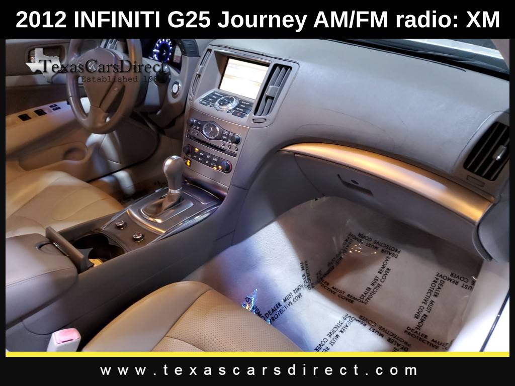 2012 INFINITI G25 Journey 14