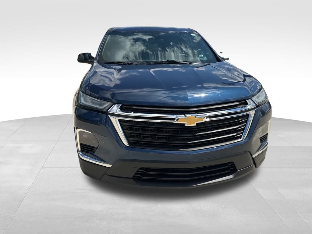 2022 Northsky Blue Metallic Chevrolet Traverse LS FWD SUV