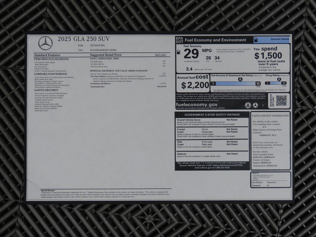 2025 Mercedes-Benz GLA 250 9