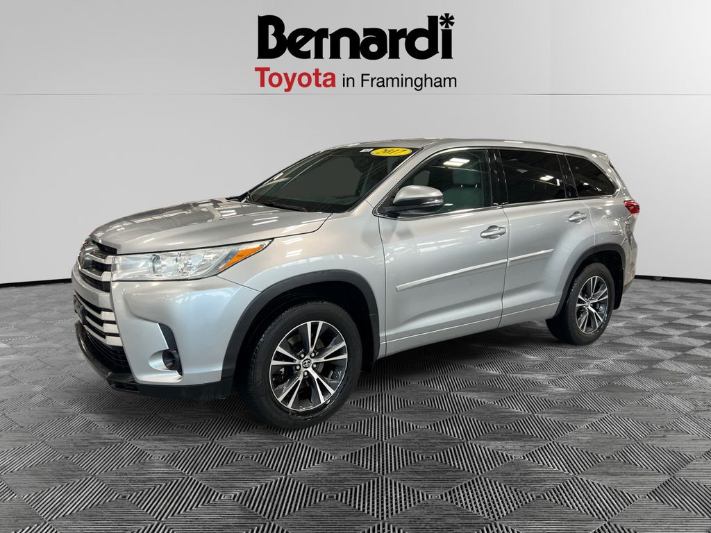 Celestial Silver Metallic 2017 Toyota Highlander LE AWD SUV / Crossover All-Wheel Drive 8-Speed Automatic