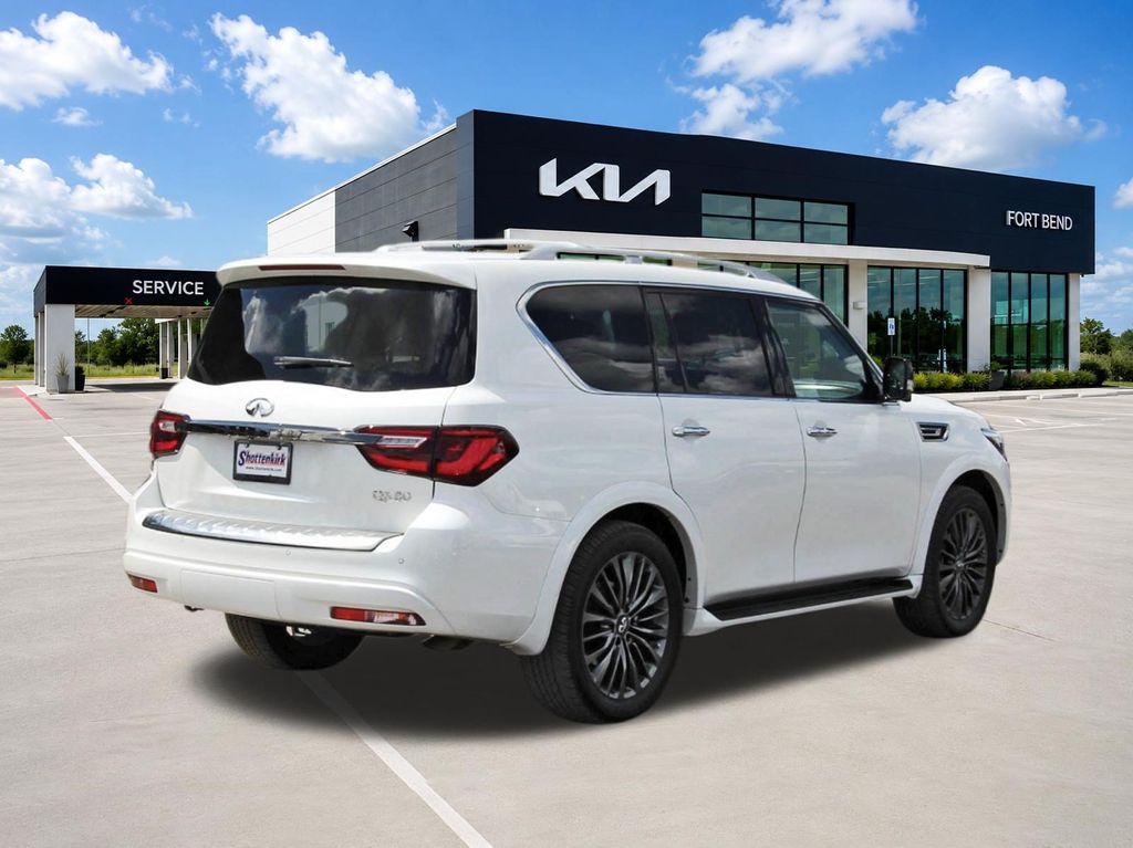 2023 INFINITI QX80 Premium Select White at Legacy Ford