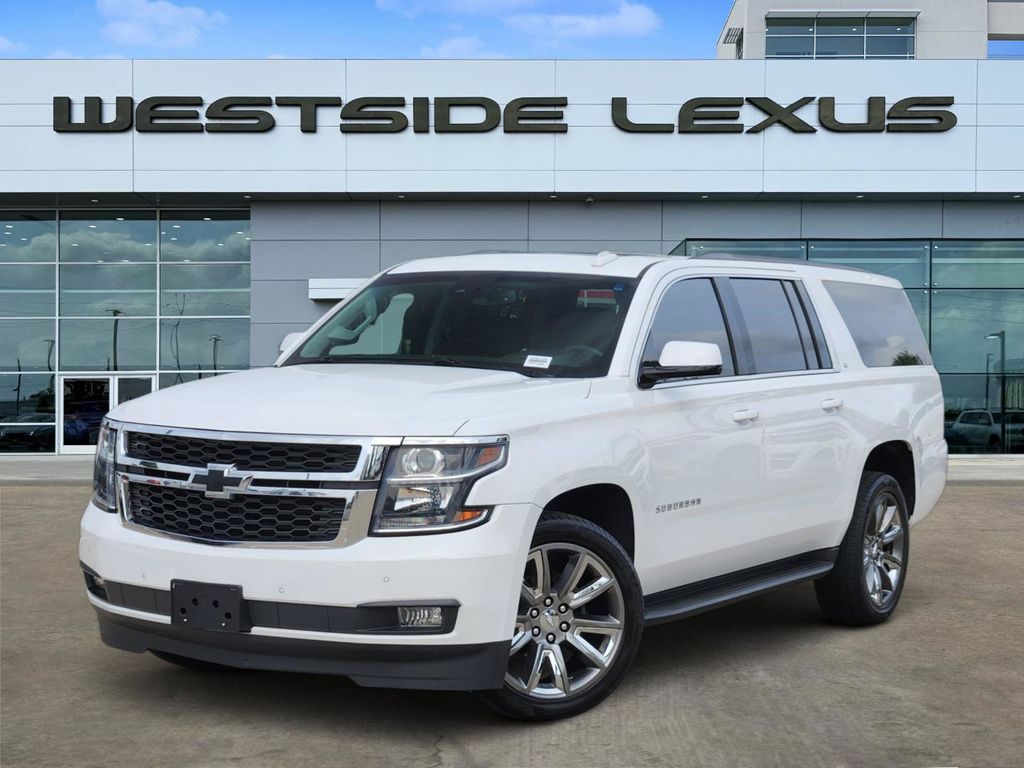 2017 Chevrolet Suburban LT White at Joe Myers Mazda Kia
