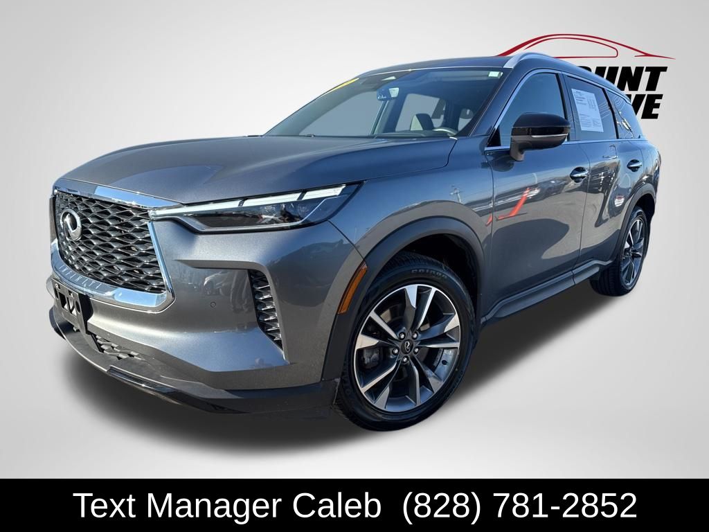 Gray (Graphite Shadow) 2023 INFINITI QX60 SUV / Crossover All-Wheel Drive 9-Speed Automatic