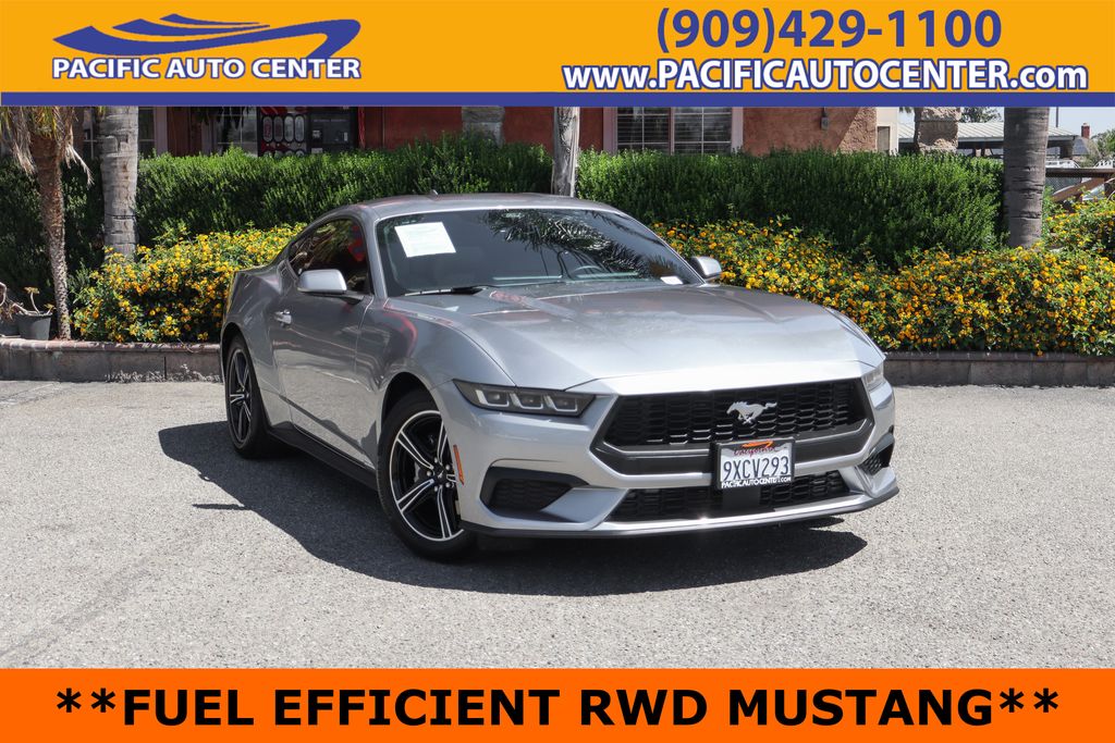Silver Metallic 2025 Ford Mustang Coupe Rear-Wheel Drive Automatic