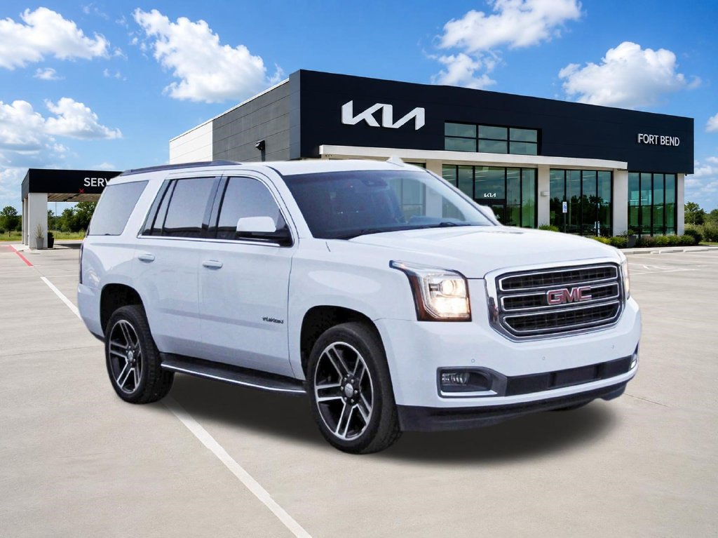 2017 GMC Yukon SLE White at EAG Ford Navasota