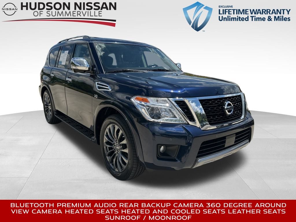 2020 Hermosa Blue Pearl Nissan Armada Platinum SUV