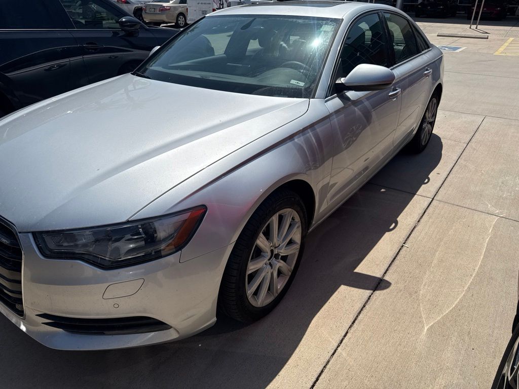 Silver 2013 Audi A6 Sedan All-Wheel Drive 8-Speed Automatic