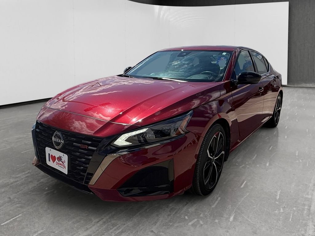 Red (Scarlet) 2024 Nissan Altima Sedan Front-Wheel Drive Continuously Variable Transmission