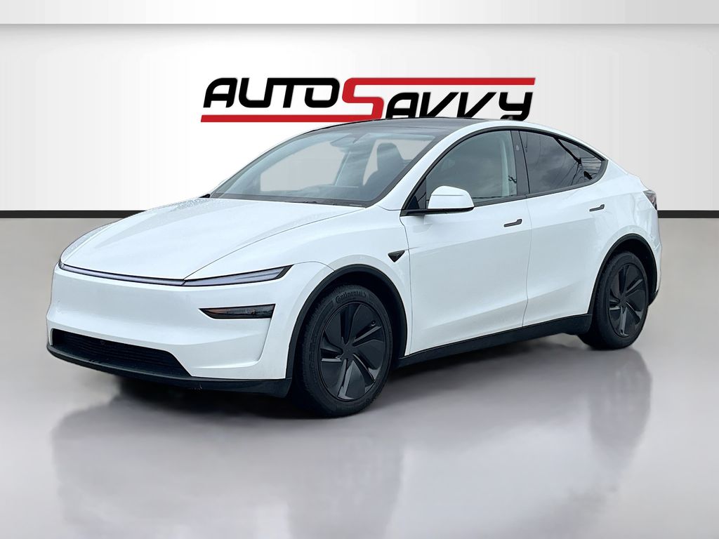 2026 Tesla Model Y Long Range White at AutoSavvy Houston Northwest