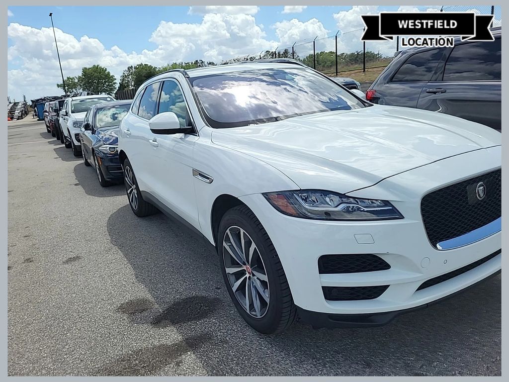 Fuji White 2019 Jaguar F-PACE 25t Prestige AWD SUV / Crossover All-Wheel Drive 8-Speed Automatic