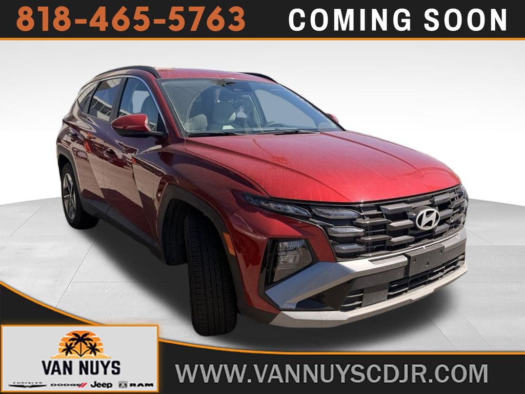 Ultimate Red 2025 Hyundai Tucson SUV / Crossover Front-Wheel Drive 8-Speed Automatic