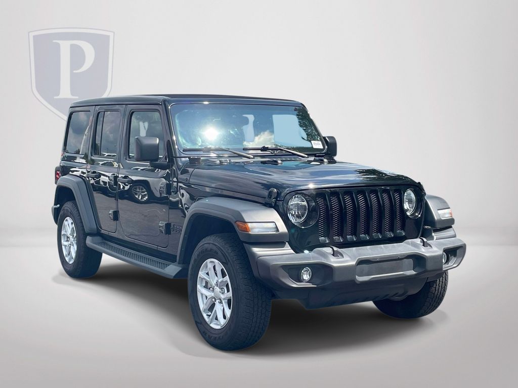 Black Clearcoat 2023 Jeep Wrangler SUV / Crossover Four-Wheel Drive 8-Speed Automatic