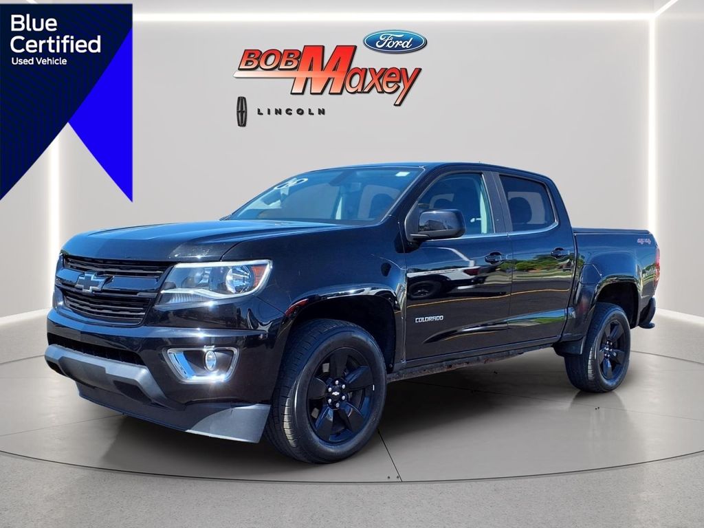Black 2016 Chevrolet Colorado Pickup Truck Four-Wheel Drive 6-Speed Automatic