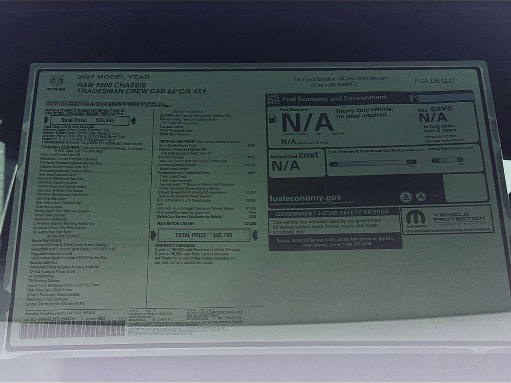 New 2026 Silver Ram Tradesman 84CA Dually image 21
