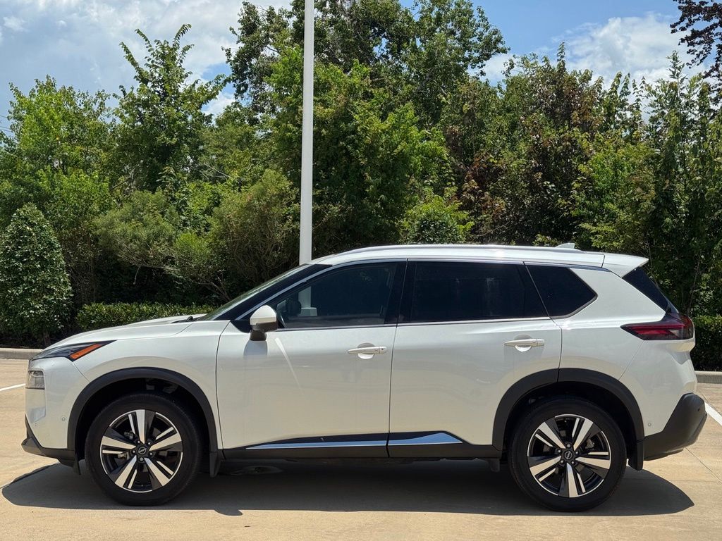 2023 Nissan Rogue SL White at Classic Elite Chevrolet Sugar Land