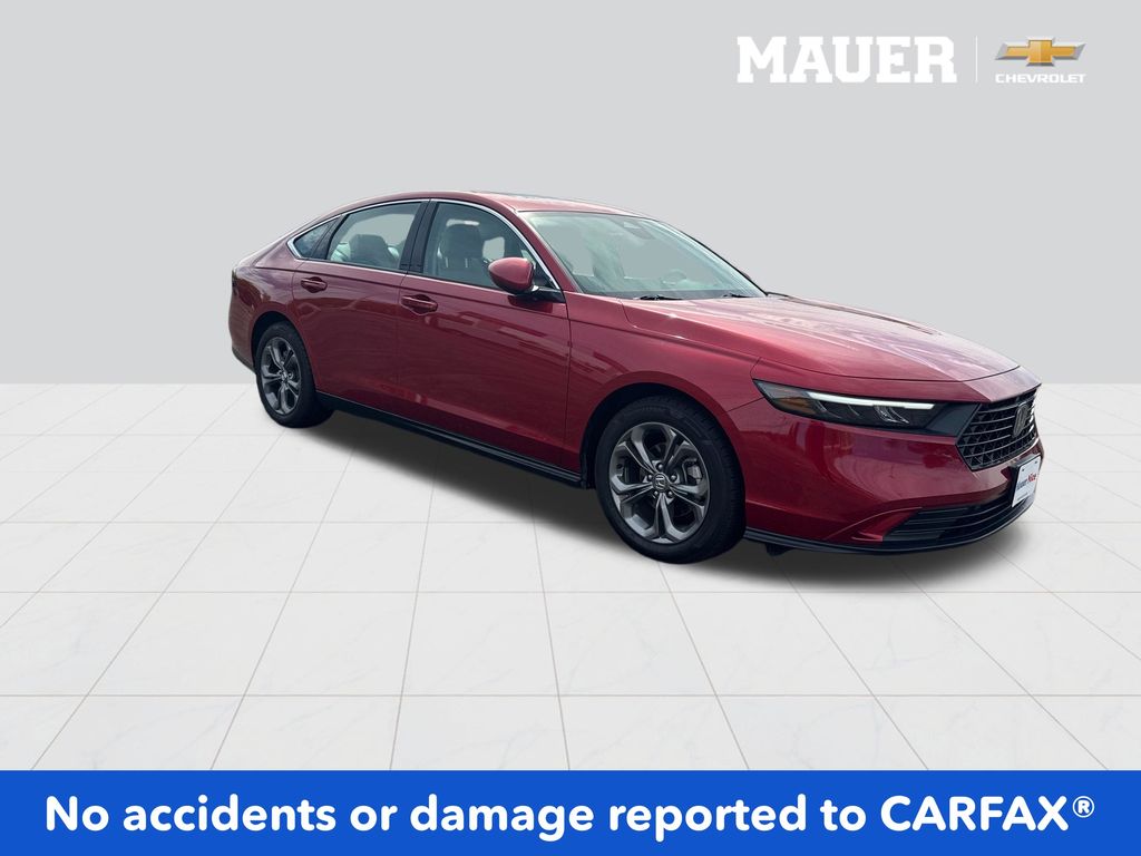 Red 2024 Honda Accord Sedan Front-Wheel Drive Continuously Variable Transmission