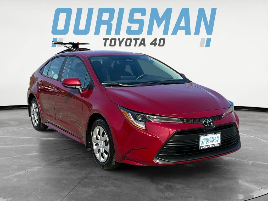 Pearl 2026 Toyota Corolla LE FWD Sedan Front-Wheel Drive Continuously Variable Transmission