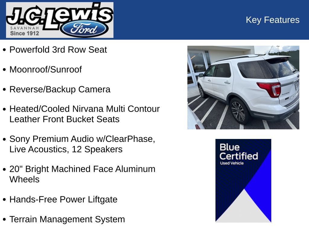 2018 Ford Explorer Platinum