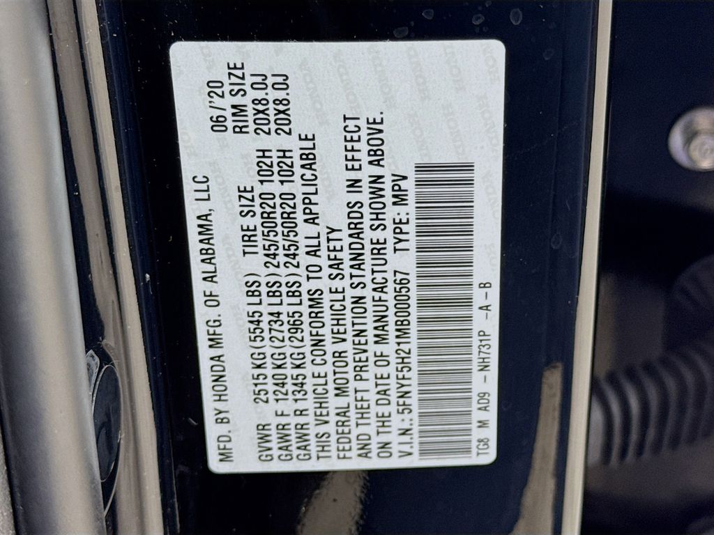 Used Car 2021 Honda Pilot  Special Edition For Sale Under $30,000 In Austin, Texas