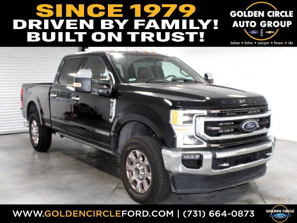 Agate Black Metallic 2022 Ford F-350 Super Duty Pickup Truck Four-Wheel Drive Automatic