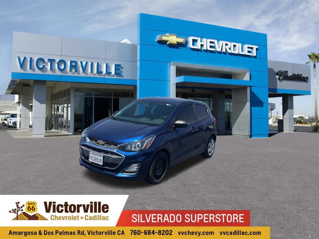 Blue Glow Metallic 2022 Chevrolet Spark Hatchback Front-Wheel Drive Continuously Variable Transmission