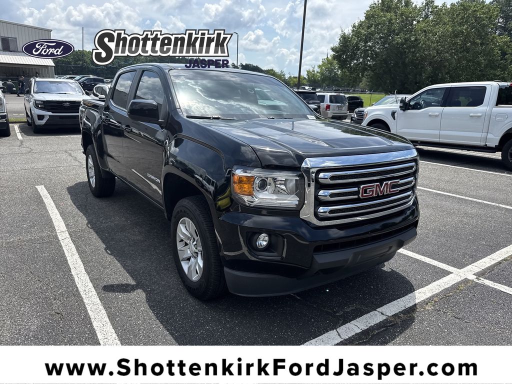 Onyx Black 2016 GMC Canyon SLE Crew Cab 4WD Pickup Truck Four-Wheel Drive 6-Speed Automatic