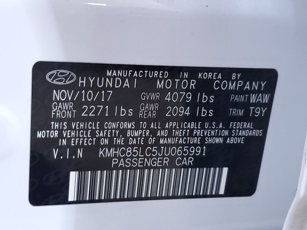 2018 Hyundai Ioniq Hybrid Limited 38