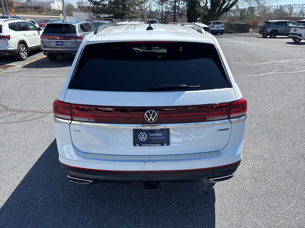 2025 Volkswagen Atlas 2.0T SE w/Technology White at Subaru and VW of Moon Township