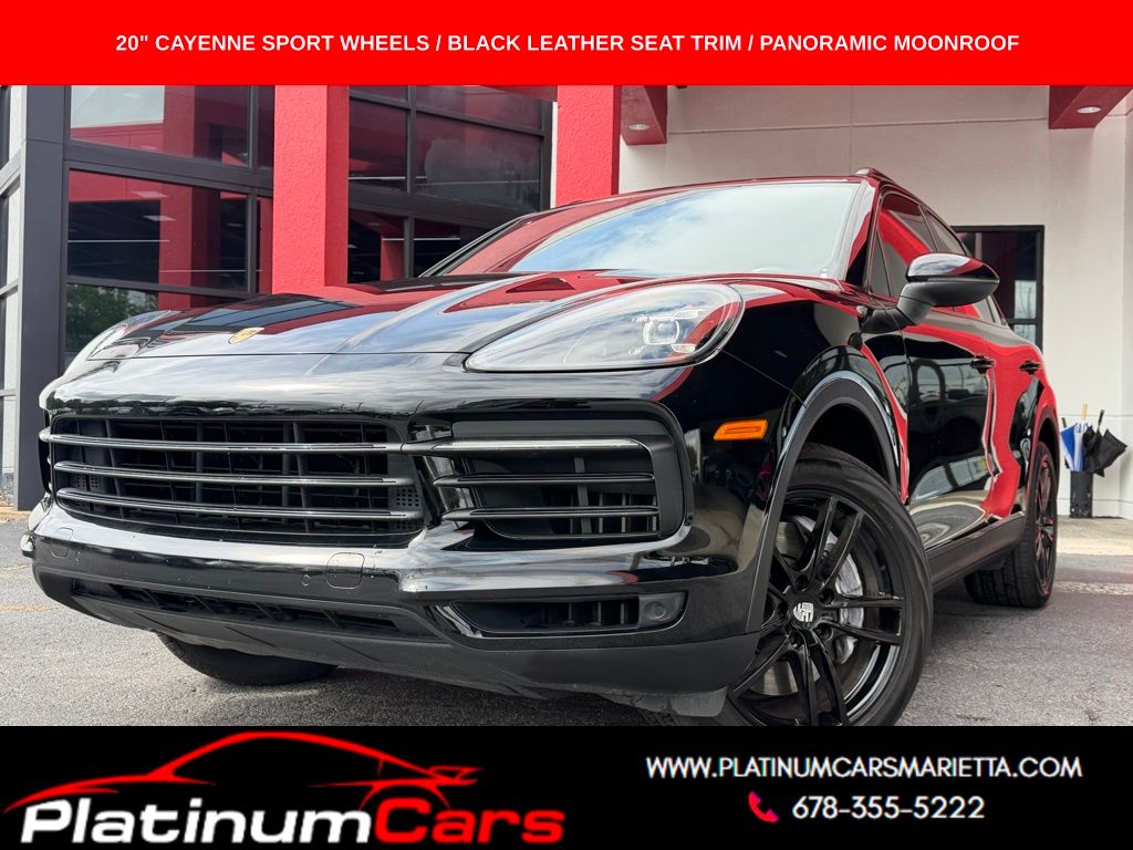 Black 2021 Porsche Cayenne SUV / Crossover All-Wheel Drive 8-Speed Automatic