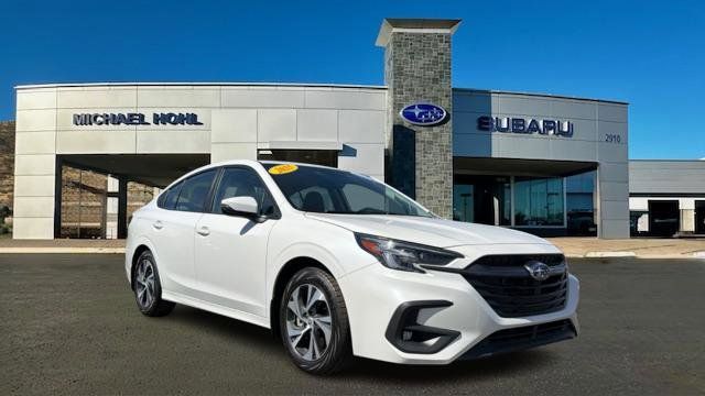 Crystal White Pearl 2025 Subaru Legacy Premium AWD Sedan All-Wheel Drive Continuously Variable Transmission