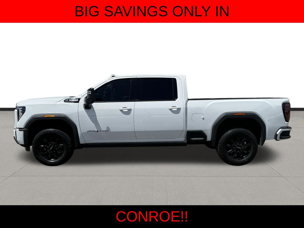 2024 GMC Sierra 2500HD AT4 White at Bayway Cadillac of The Woodlands