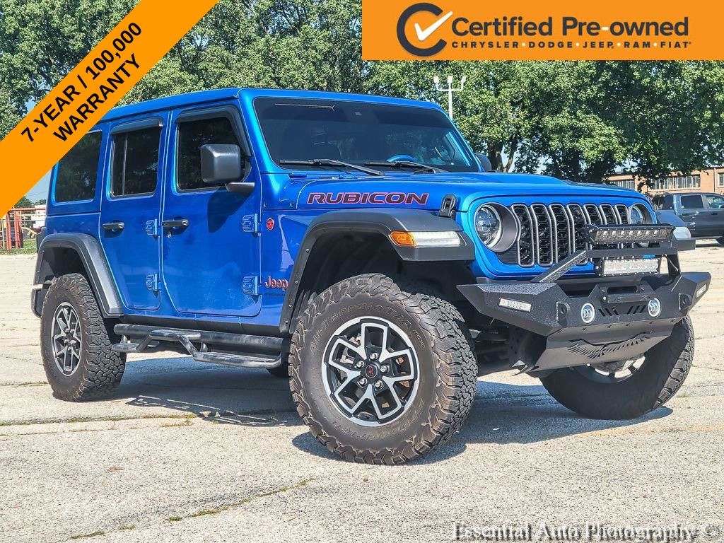 Hydro Blue Pearl Coat 2024 Jeep Wrangler SUV / Crossover Four-Wheel Drive 8-Speed Automatic