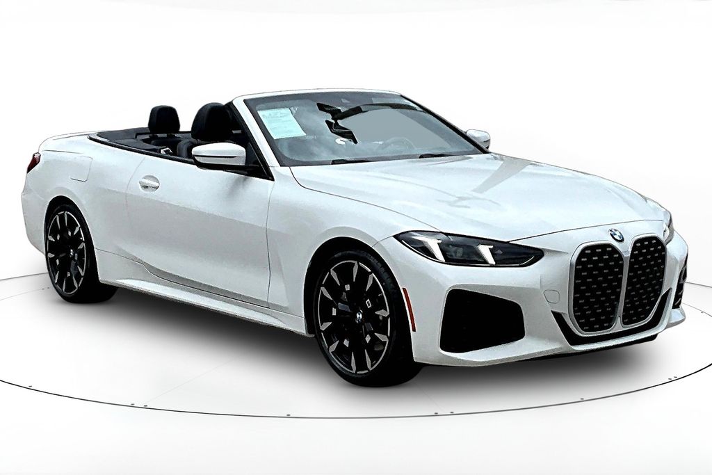 Alpine White 2026 BMW 4 Series 430i Convertible RWD Convertible Rear-Wheel Drive 8-Speed Automatic
