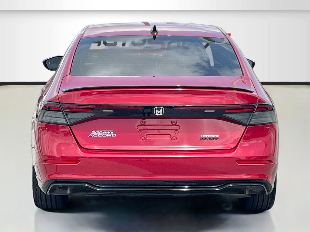 2025 Honda Accord Hybrid Sport-L Red at Classic Chevrolet Galveston