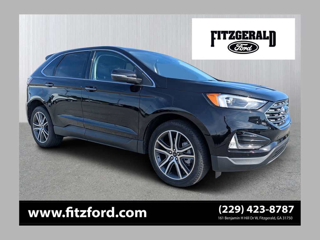 Black Metallic 2024 Ford Edge SUV / Crossover All-Wheel Drive 8-Speed Automatic