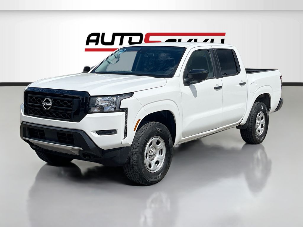 2024 Nissan Frontier S White at Bayway Cadillac of The Woodlands