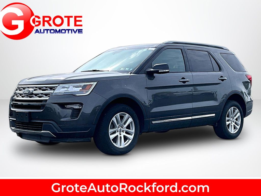 Gray (Magnetic) 2018 Ford Explorer SUV / Crossover All-Wheel Drive 6-Speed Automatic