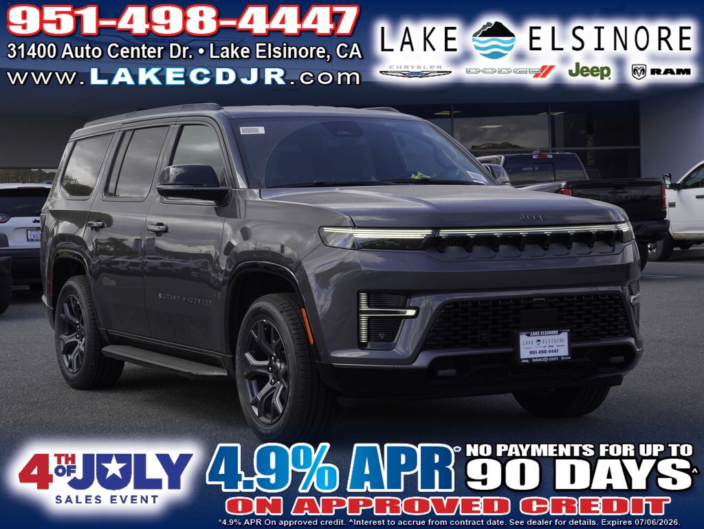 Baltic Gray Metallic Clearcoat 2026 Jeep Grand Wagoneer SUV / Crossover Four-Wheel Drive 8-Speed Automatic