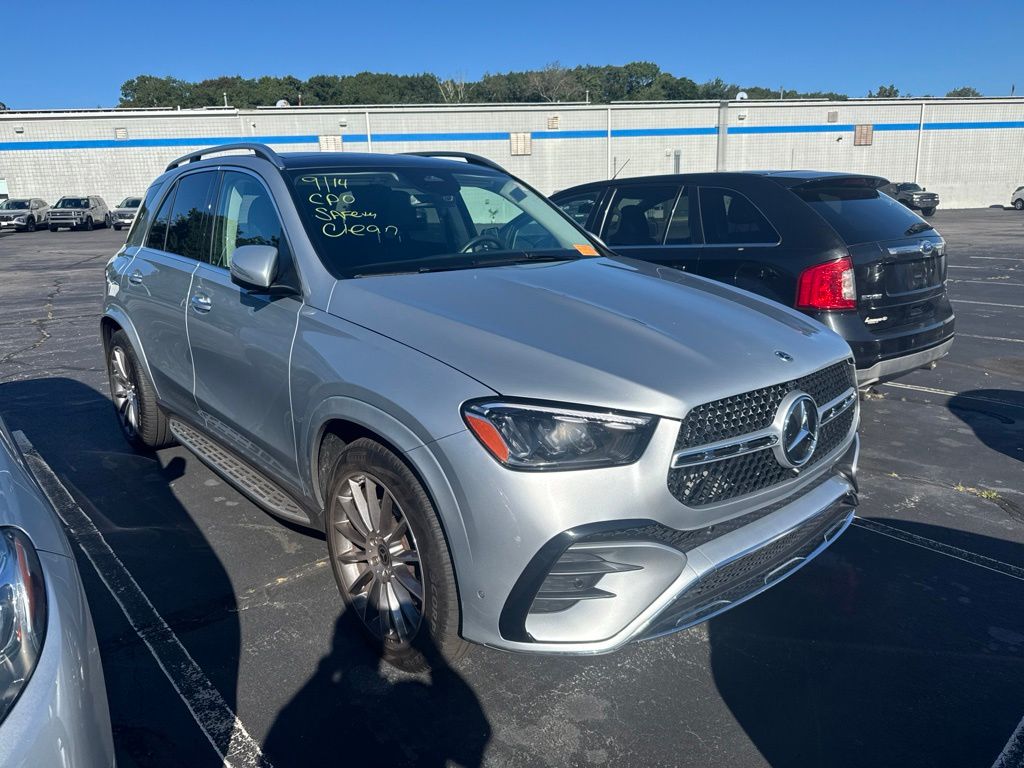 Cirrus Silver Metallic 2025 Mercedes-Benz GLE SUV / Crossover All-Wheel Drive 9-Speed Automatic