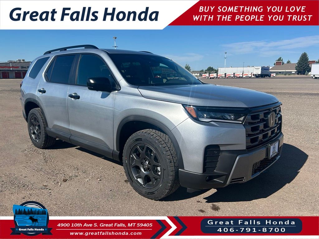 Silver 2026 Honda Pilot SUV / Crossover All-Wheel Drive Automatic