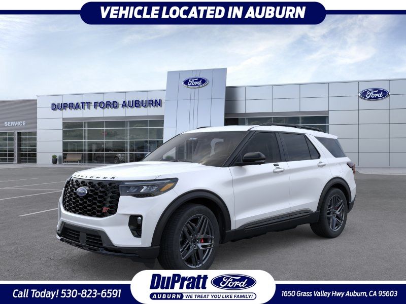 White Metallic 2026 Ford Explorer ST AWD SUV / Crossover All-Wheel Drive Automatic