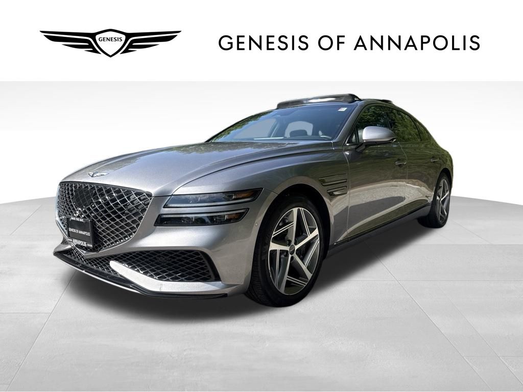 Silver 2024 Genesis G80 Sedan All-Wheel Drive 8-Speed Automatic