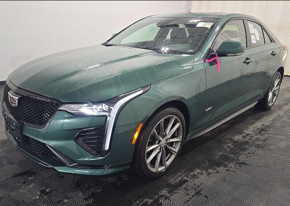 Typhoon Metallic 2026 Cadillac CT4 V-Series AWD Sedan All-Wheel Drive Automatic