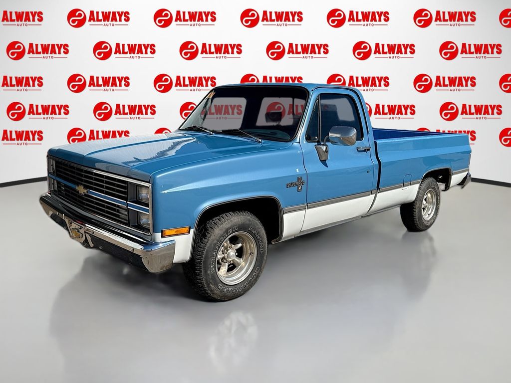 Blue 1983 Chevrolet C/K 10 Pickup Truck Automatic