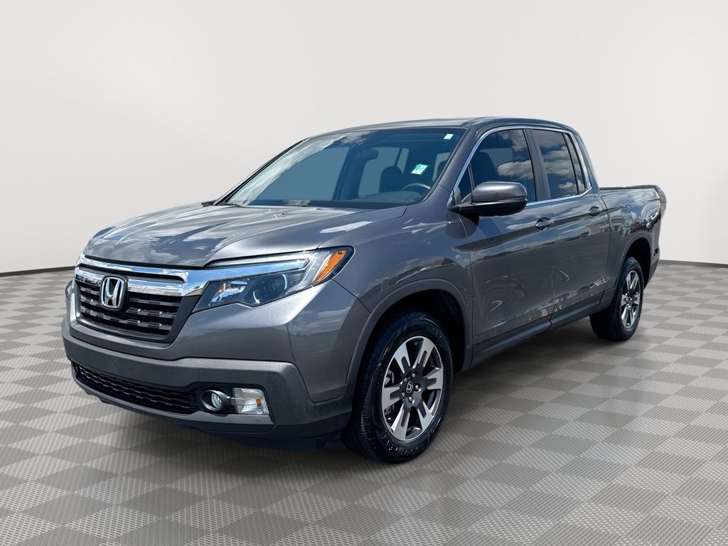 Gray (Modern Steel Metallic) 2019 Honda Ridgeline Pickup Truck All-Wheel Drive 6-Speed Automatic