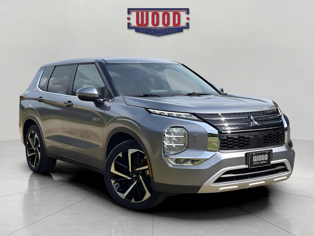 Alloy Silver Metallic 2023 Mitsubishi Outlander Hybrid Plug-in SE S-AWC SUV / Crossover All-Wheel Drive 1-Speed Automatic
