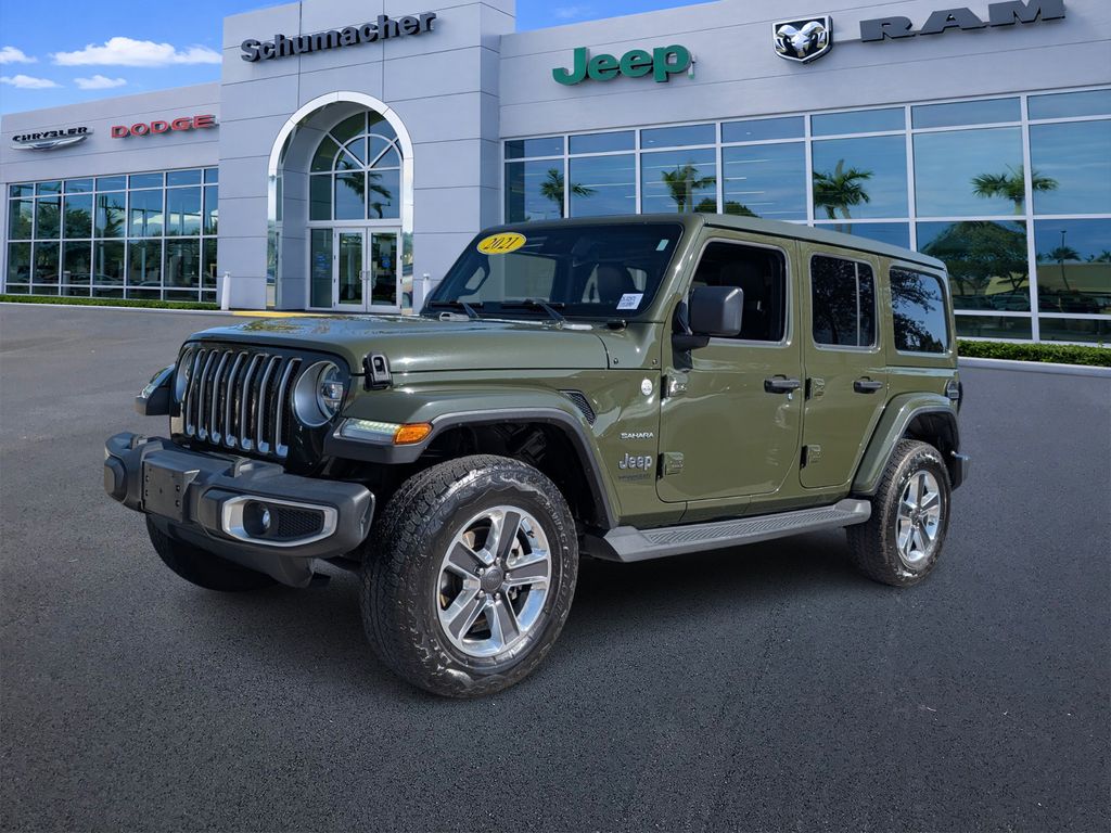 used 2021 Jeep Wrangler car, priced at $19,500